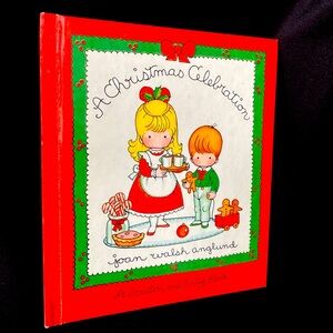 Vintage 80s Joan Walsh Anglund A Christmas Celebration Hard Cover Book